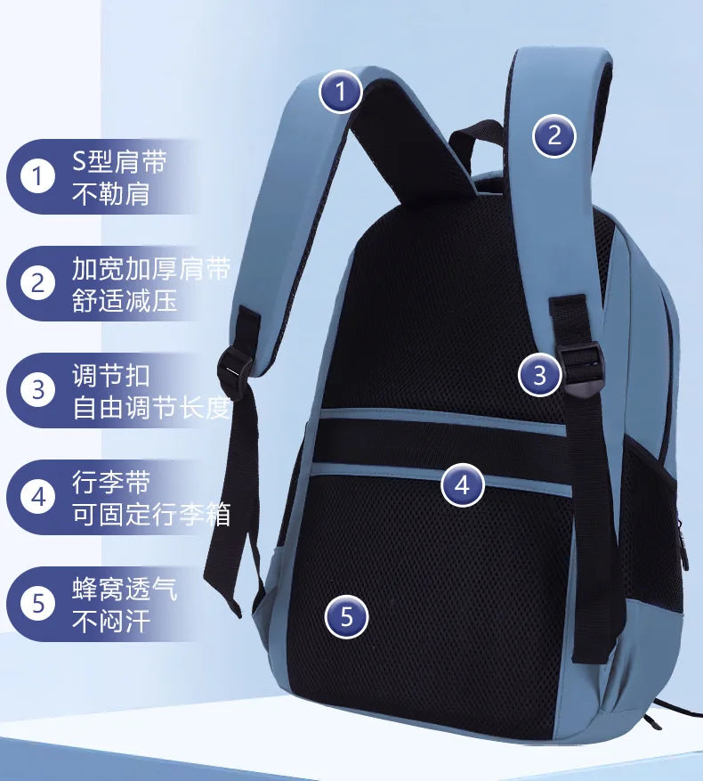 School Bags Teenage Boys High Middle School Book bag Schoolbag Travel backpack Big Student Backpack School Laptop Backpack