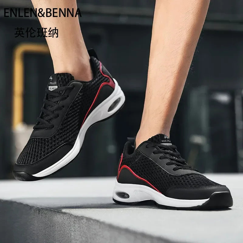 Shoes for Men's Casual Sports Shoes Fashion Breathable Outdoor Running Sneakers Comfortable Summer Walking Shoes Man Footwear - Belvar
