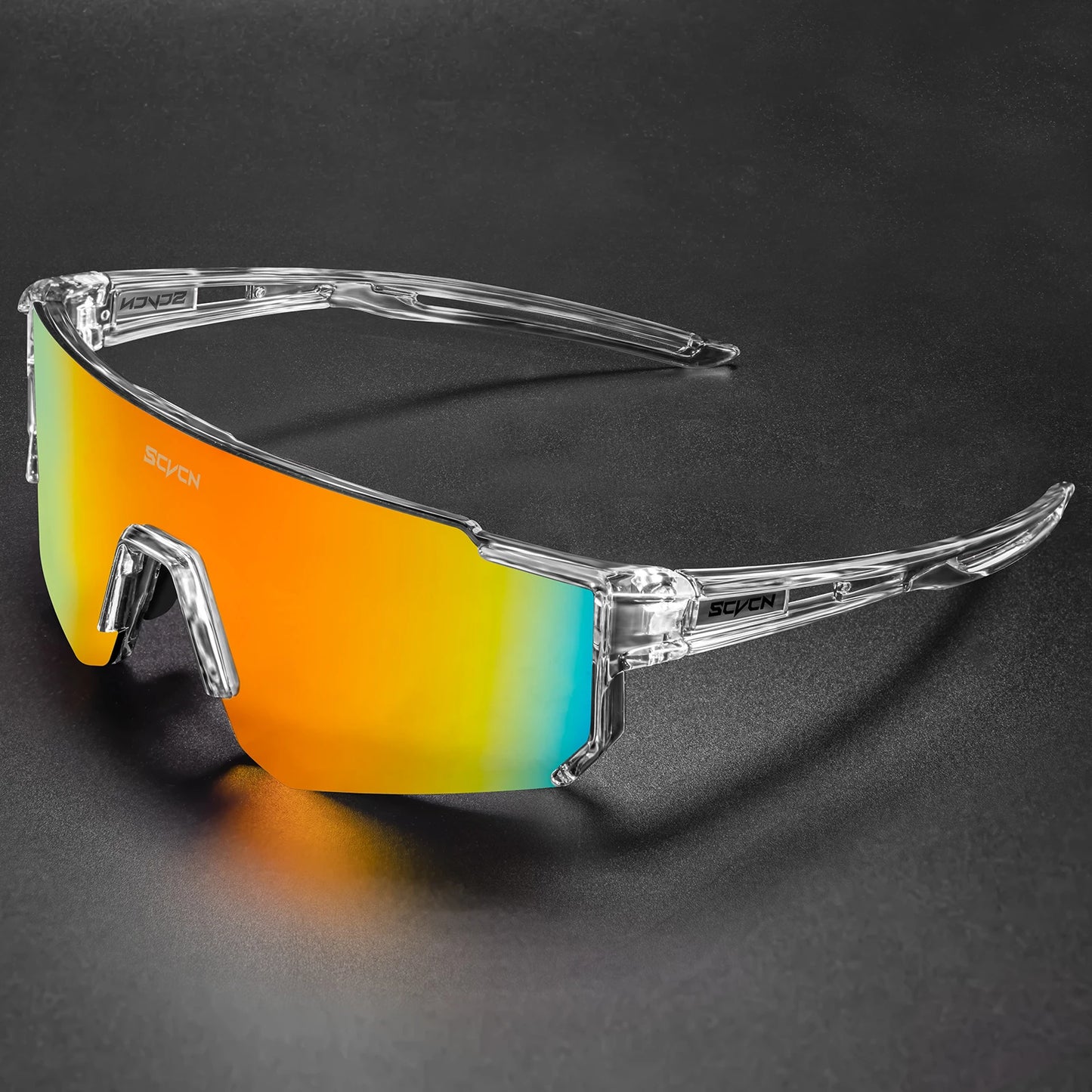 SCVCN Sunglasses for Men Sport Cycling Glasses Bike Mountain Bicycle Hiking Camping Golf UV400 Protection Glasses Women Baseball