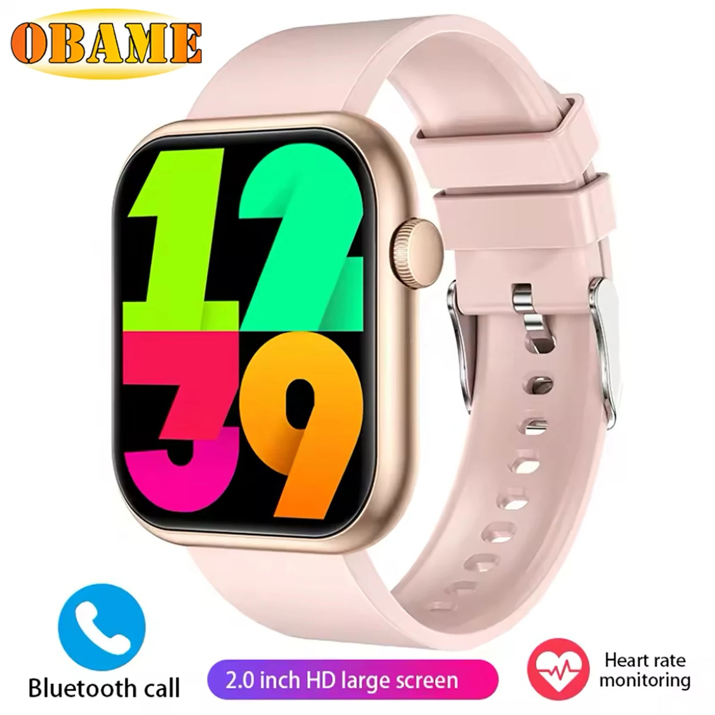 QX7 Sports Smart Watch Men Women 2.09-inch SmartWatch GPS Bluetooth call Heart rate Blood oxygen SOS AI Voice Smartwatch 2025New