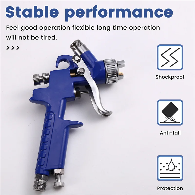 SOFT-Professional 0.8MM/Nozzle H-2000 Mini Air Paint Spray Gun Airbrush HVLP Spray Gun For Painting Car Aerograph Airbrush