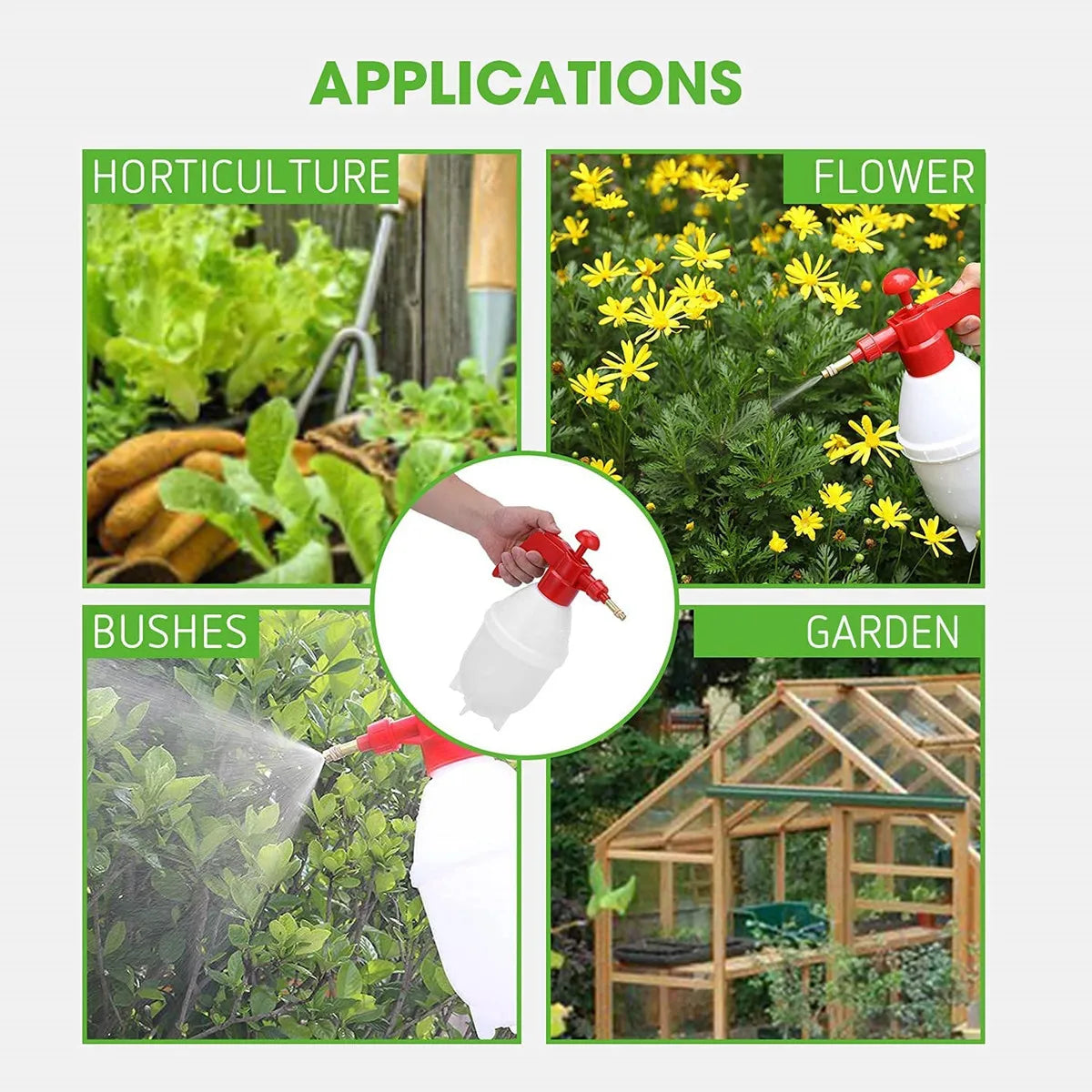 0.8-3L Hand Pressure Sprayer Air Pump Spray Bottle for Gardening Car Cleaning Disinfection Water Sprayer Garden Irrigation Tools