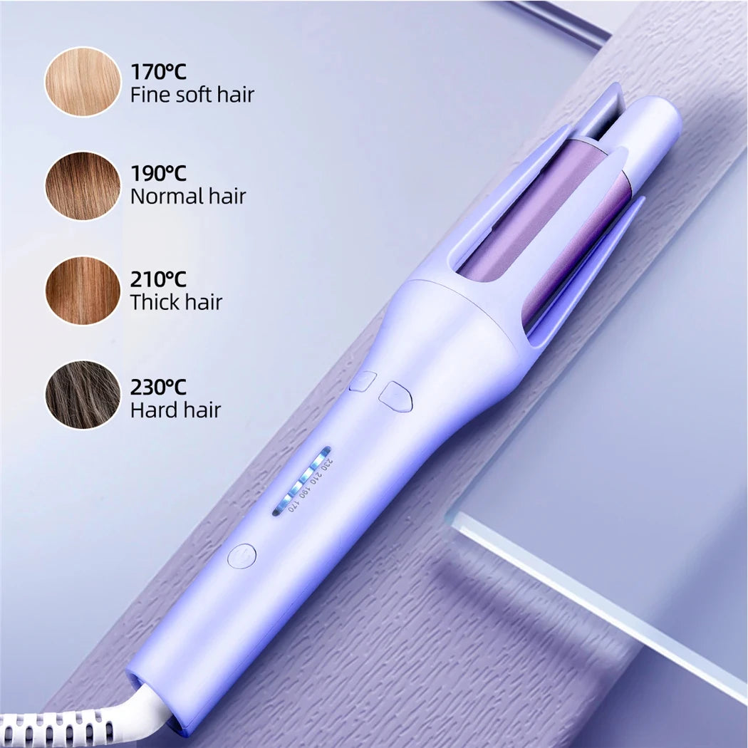 Tinsol 2 in 1 Auto Hair Curling Iron Ceramic Rotating Air Curler Air Spin Wand Styler Curl Machine Magic Hair Curler Automatic