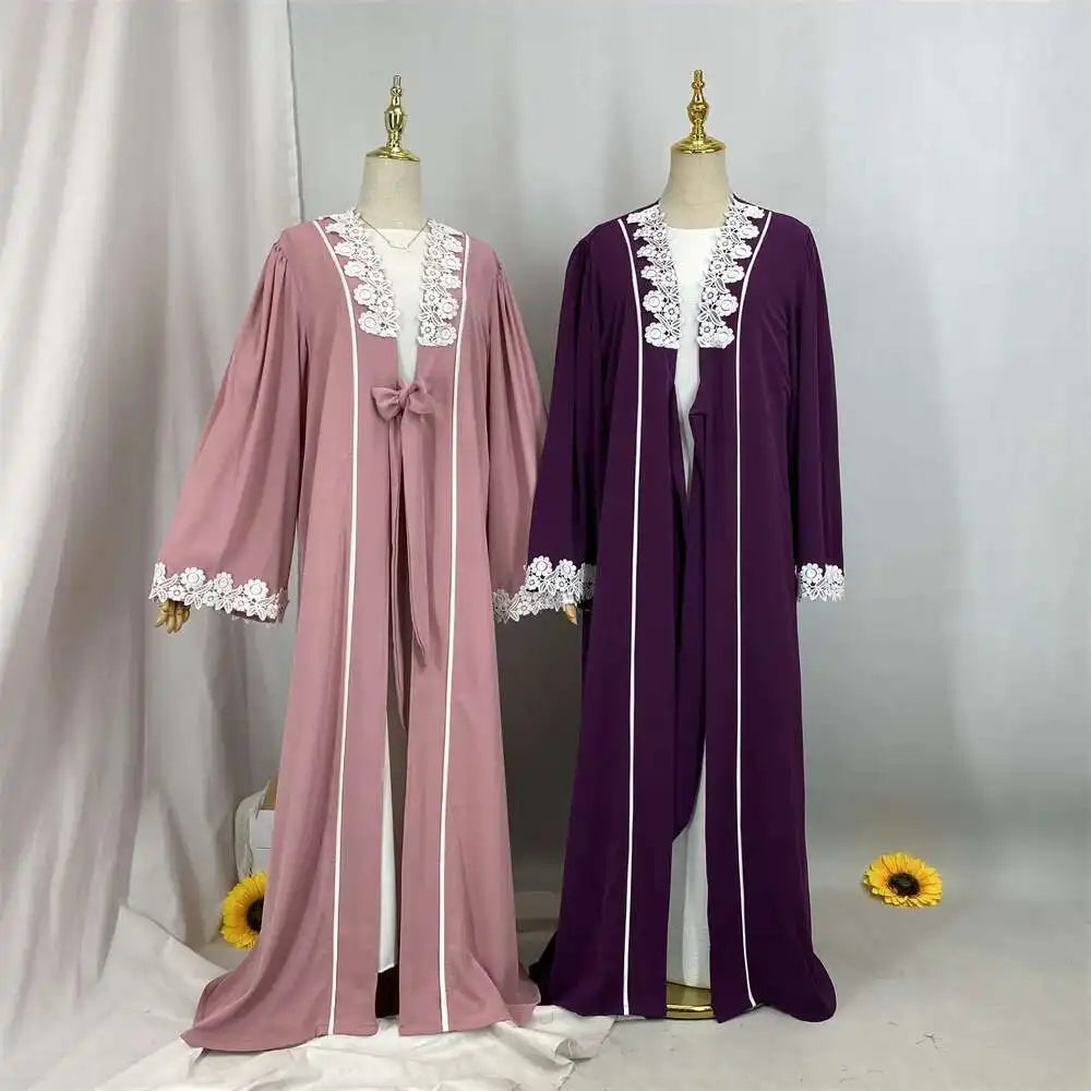 2025 Luxury Dubai Abaya Dress for Muslim Women Ramadan Eid Nida Arabia Holiday dress Jalabiya Clothing Islamic Modest Long Robe