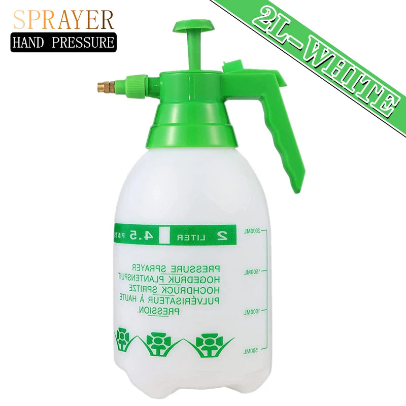 0.8-3L Hand Pressure Sprayer Air Pump Spray Bottle for Gardening Car Cleaning Disinfection Water Sprayer Garden Irrigation Tools