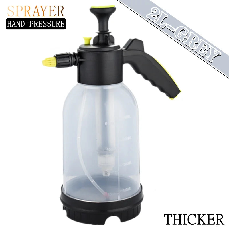 0.8-3L Hand Pressure Sprayer Air Pump Spray Bottle for Gardening Car Cleaning Disinfection Water Sprayer Garden Irrigation Tools