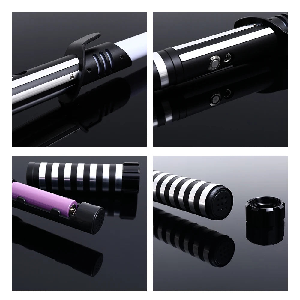 RGB Metal Lightsaber Laser Sword Toys Light Saber Espada Brinquedos Sabre De Luz Juguetes Kpop Lightstick Zabawki Oyuncak