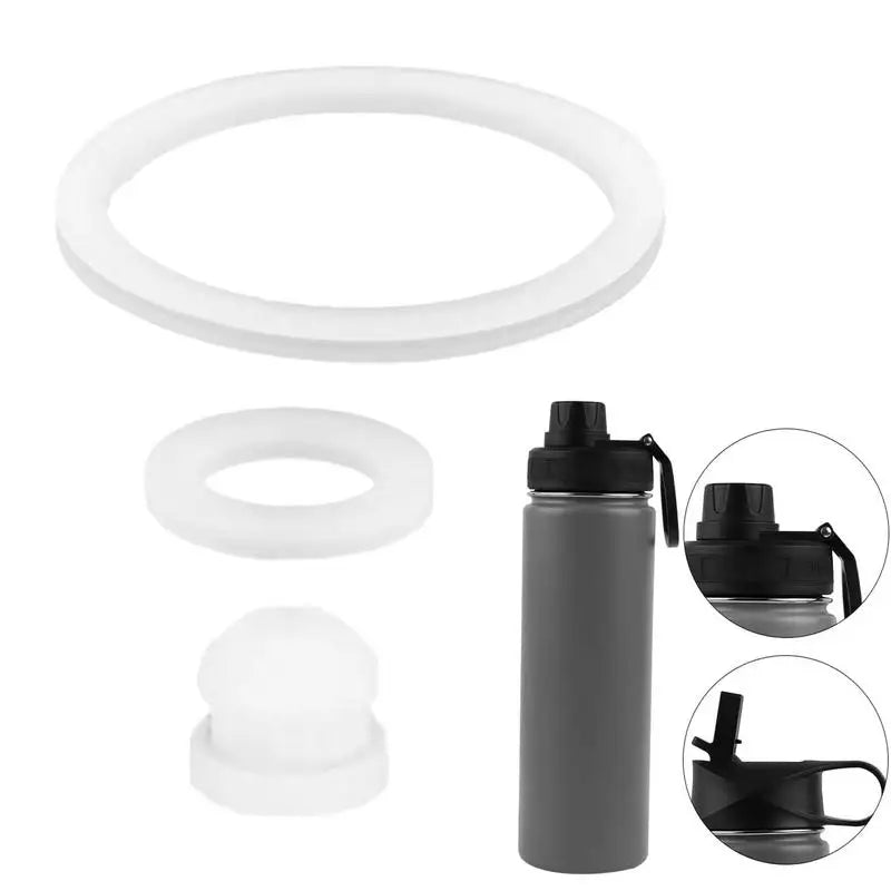 Water Bottle Vent Hole Gasket Vent Hole Gaskets Replacement Food-grade Silicone Cup Lid Gasket Rings For 14/18/22/32/40/64oz 