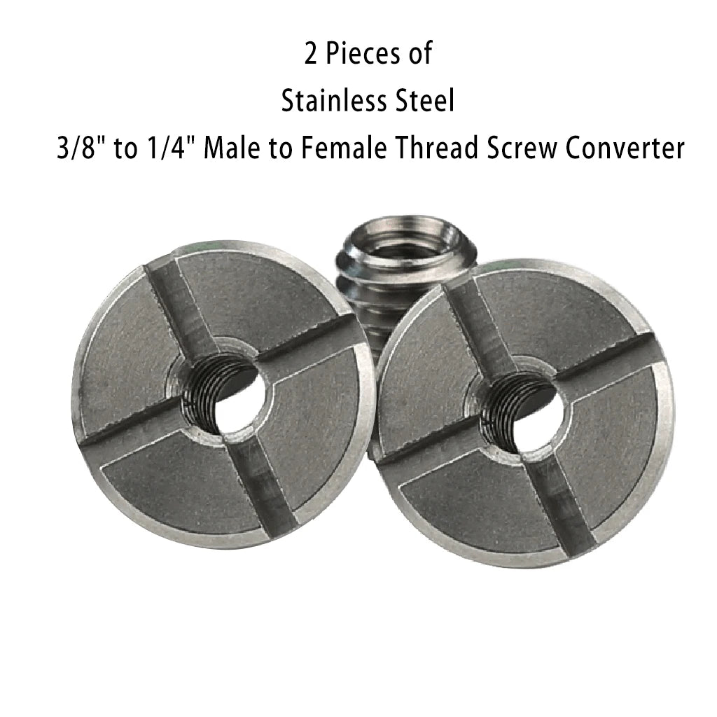 1/4 3/8 5/8"-27 M6 M5 M4 M10 Screw Converter Adapter Male Female for Tripod Microphone Flash Lights Projector SLR Camera Mount