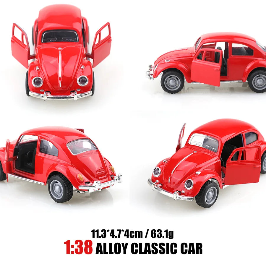 Retro Beetle Alloy Car Model Simulation Classic Car Toy Car Car Decorative Ornament
