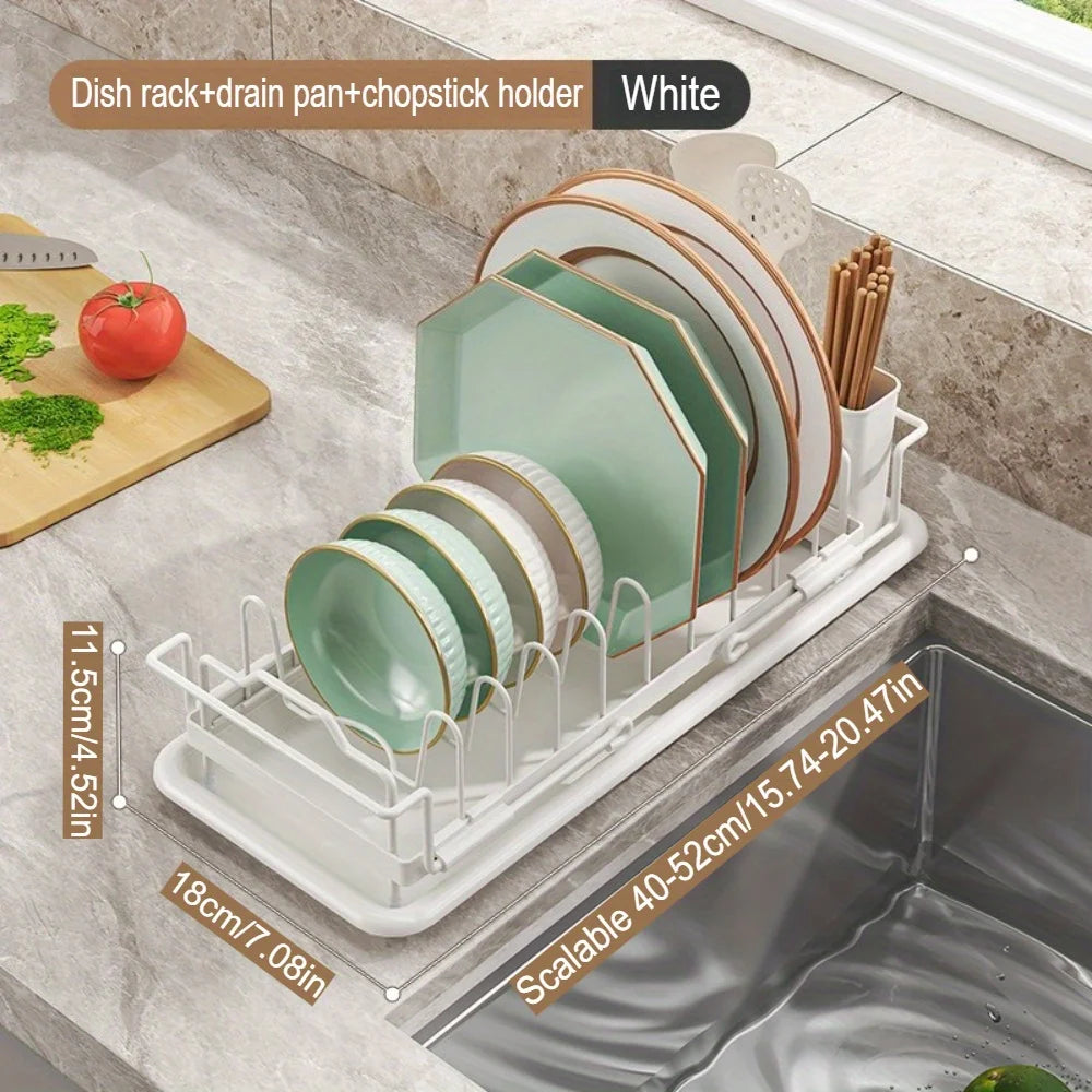 Kitchen Drain Bowl and Dish Rack - Used for chopsticks, dishes simple and practical fully functional basket Lightweight and tidy