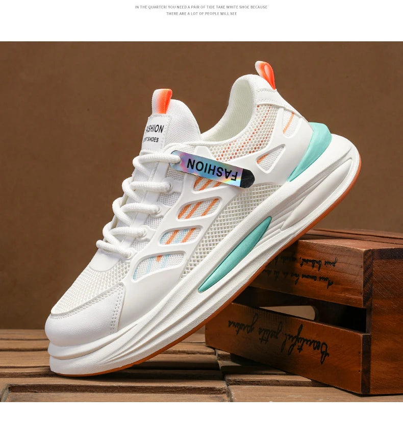 Shoes Men's 2025 Autumn New Lightweight Non-slip Fashion Trend All-match Casual Soft Bottom Shock Absorption Running Sports - Belvar