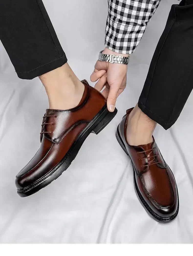 Social Shoe for Men New Dress Shoes Man Business Official 2024 Style Footwear Gentleman Cheap Liquidation Elegant and Classic 39 - Belvar