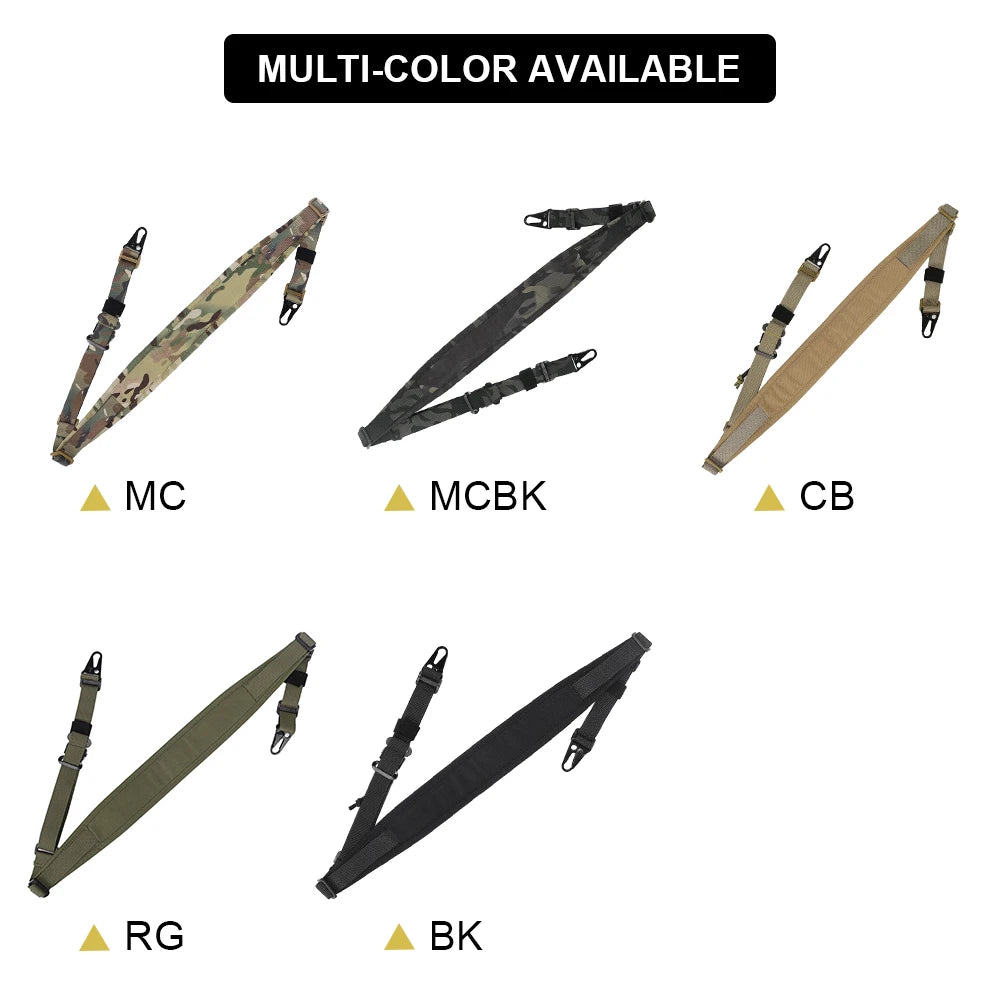 SINAIRSOFT Hunting Rifle Tactical Sling Removable 2 Point Padded Combat Modular Shooting Equipment Strap Airsoft Accessories