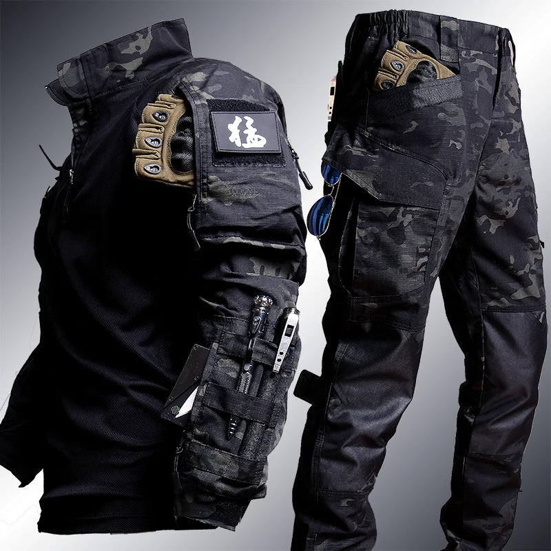 Tactical Uniform Suits Milit Outdoor Camouflage Suit Hunting Shirts Pants Fish Trainning Airsoft Paintball Clothes Sets