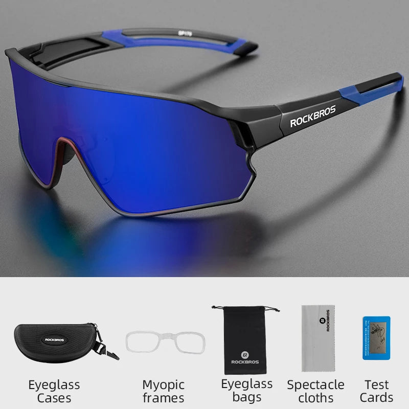 ROCKBROS Bike Glasses Polarized / Photochromic UV400 Sun Protection Sports Eyewear Bicycle Sunglasses MTB Road Cycling Glasses