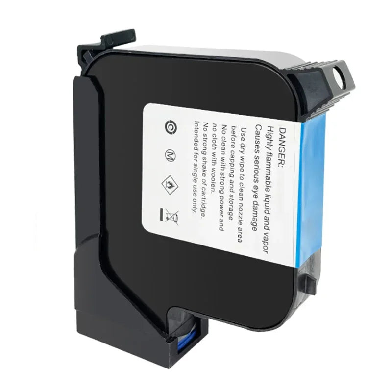 1pcs JS12 JS12M 600DPI 12.7mm Handheld thermal inkjet Printer Fast Dry Eco Solvent Ink Cartridge