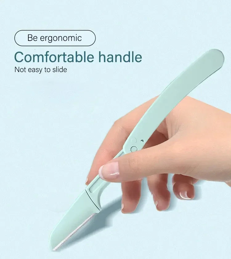 1/3pc Safe Folding Ladies Face Shaver Eyebrow Trimmer Blade Anti-Scratch Razor Makeup Tools Eyebrow Trimmer Face Razor for Women