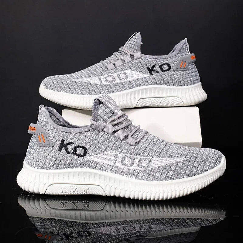 Men's Spring/Autumn Athletic Shoes: Breathable & Comfortable Casual Footwear for Sports Enthusiasts - Belvar