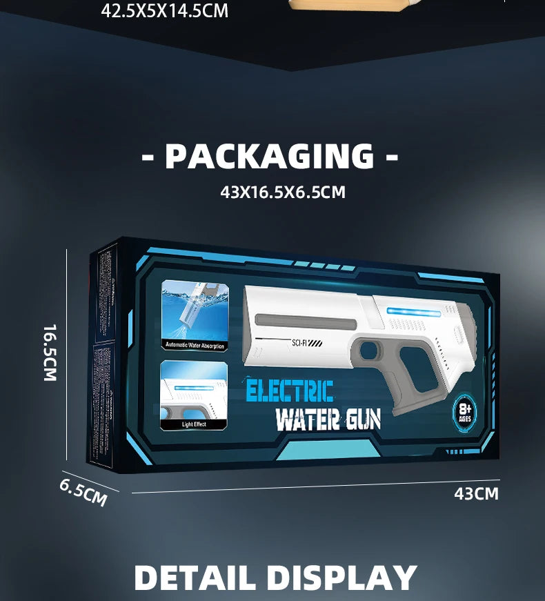 The Bestselling Children's Toy Electric Water Gun Can Spray Water Continuously Automatically Suck Up Water And Has a Long Range