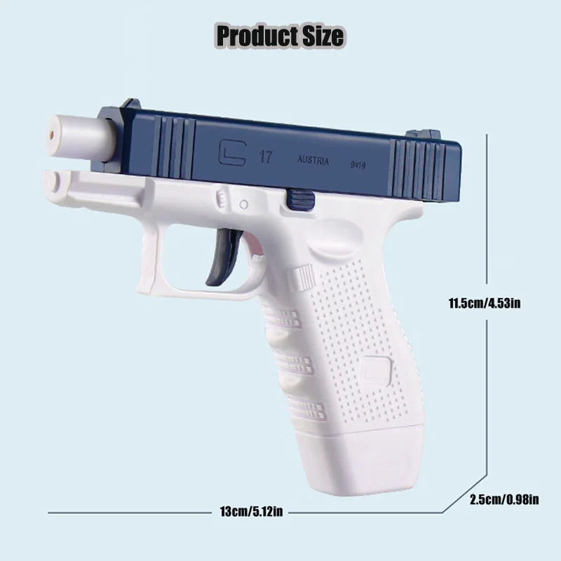 Summer Water Gun non Electric Pistol High-pressure Full Automatic Shooting Water Beach Toy Gun For kid Children Boys Girls Adult