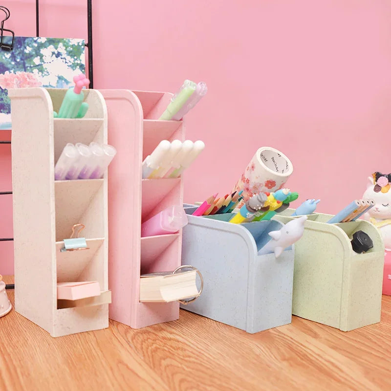 1pc Multi-Layer Pen Holder & Cosmetic Brush Storage Holder - Perfect for Office & School Supplies