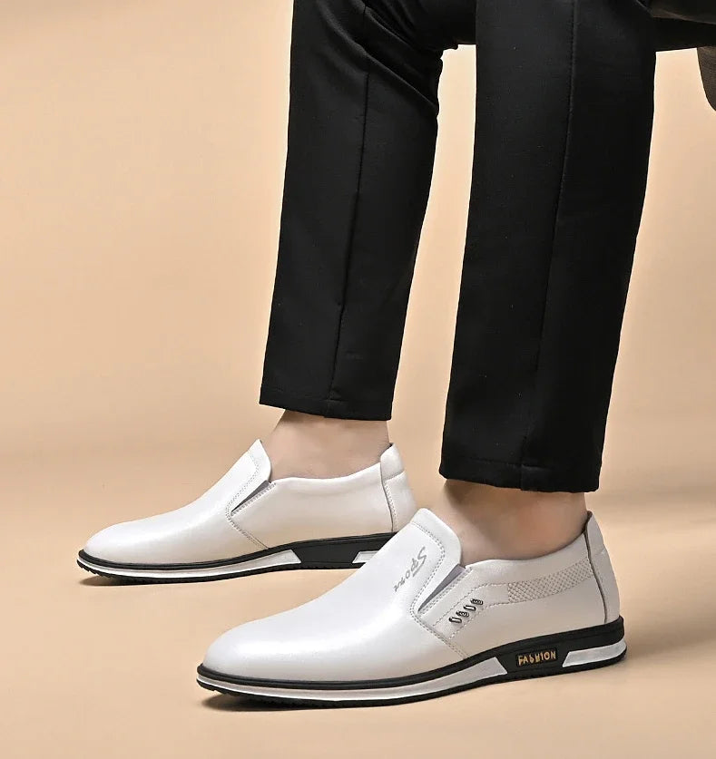 2024Shoes for Men Designer Loafers High Quality Adult Moccasins Men Driving Shoes Male Footwear Men's Formal Shoes - Belvar