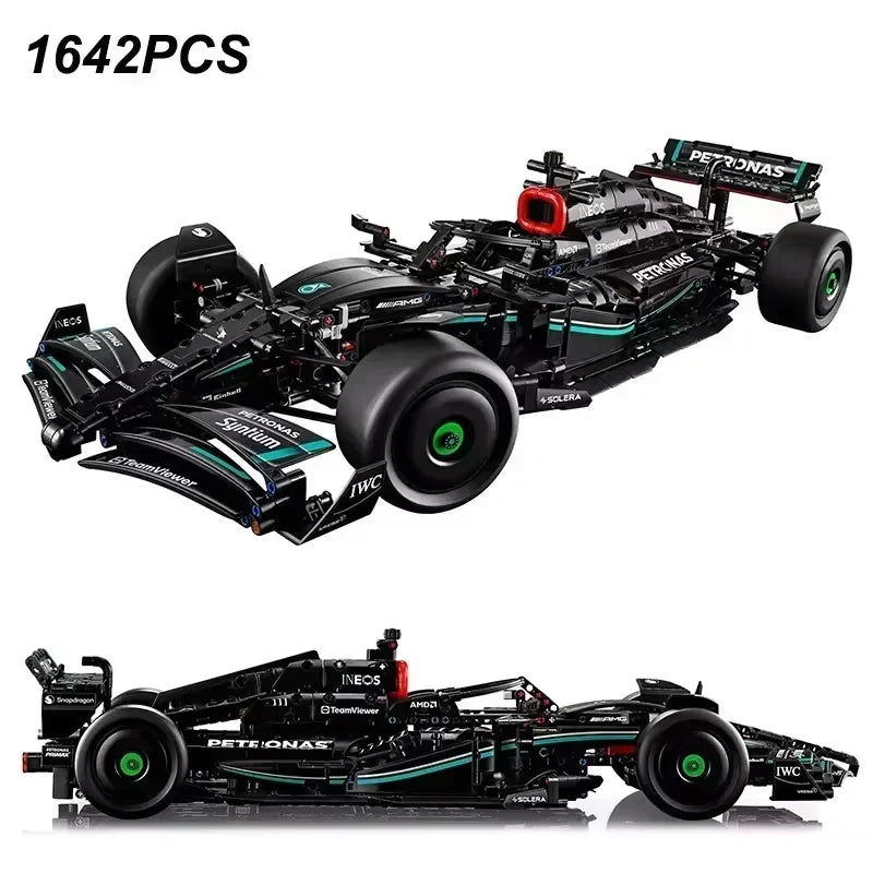 1642PCS F1 W14 Speed Car Building Blocks Kit | Technic Model Compatible 42171 | DIY Engineering Toys for Adults & Teens Gift