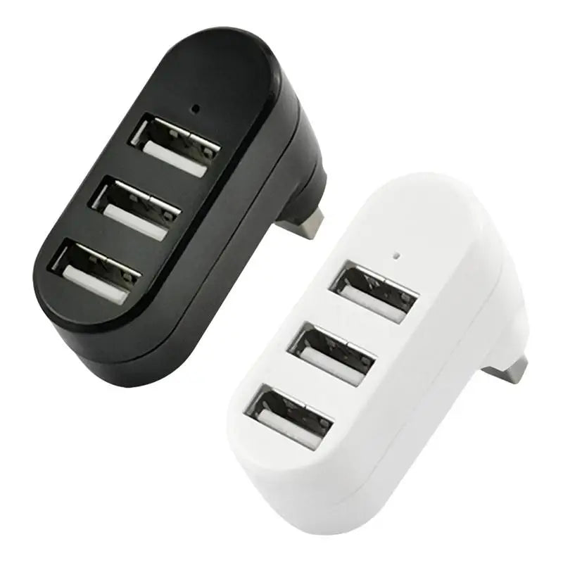 USB 2.0 Hub USB Hub 2.0 Multi USB Splitter Hub Rotatable 3 Port Multiple Expander Splitter Mini USB 2.0 Hub Computer Accessories