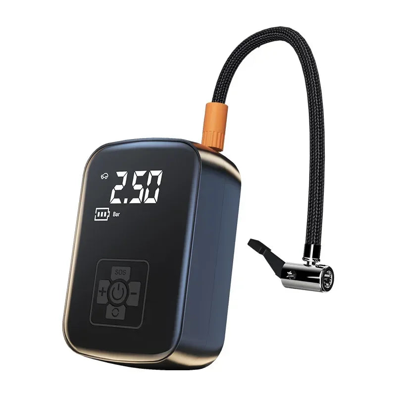1PC Car Mounted Wireless Digital Display Inflation Pump Portable Wireless Air PumpTire Inflator for Electric Cars