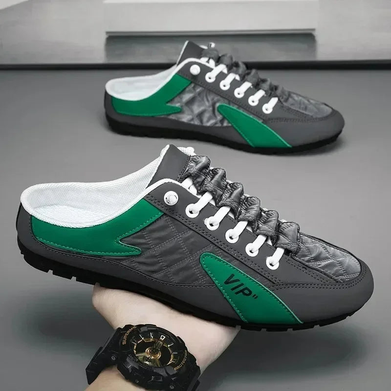 2025 Summer Slippers for Men Trendy Men's Flat Bottom Casual Shoes Soft Sole Support Shoes Men's Sneakers Zapatos De Hombre - Belvar