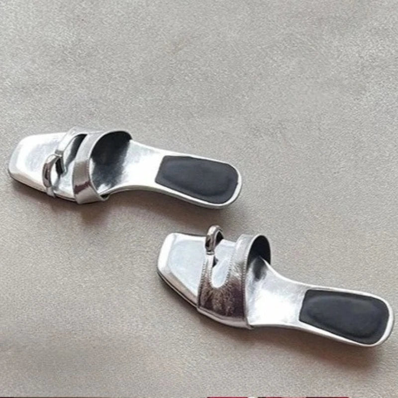 Women Slippers Casual Anti-slip Designer Comfortable Outdoor Sandals Fashion Elegant Flat Shoes Summer New Slides Women Slippers - Belvar