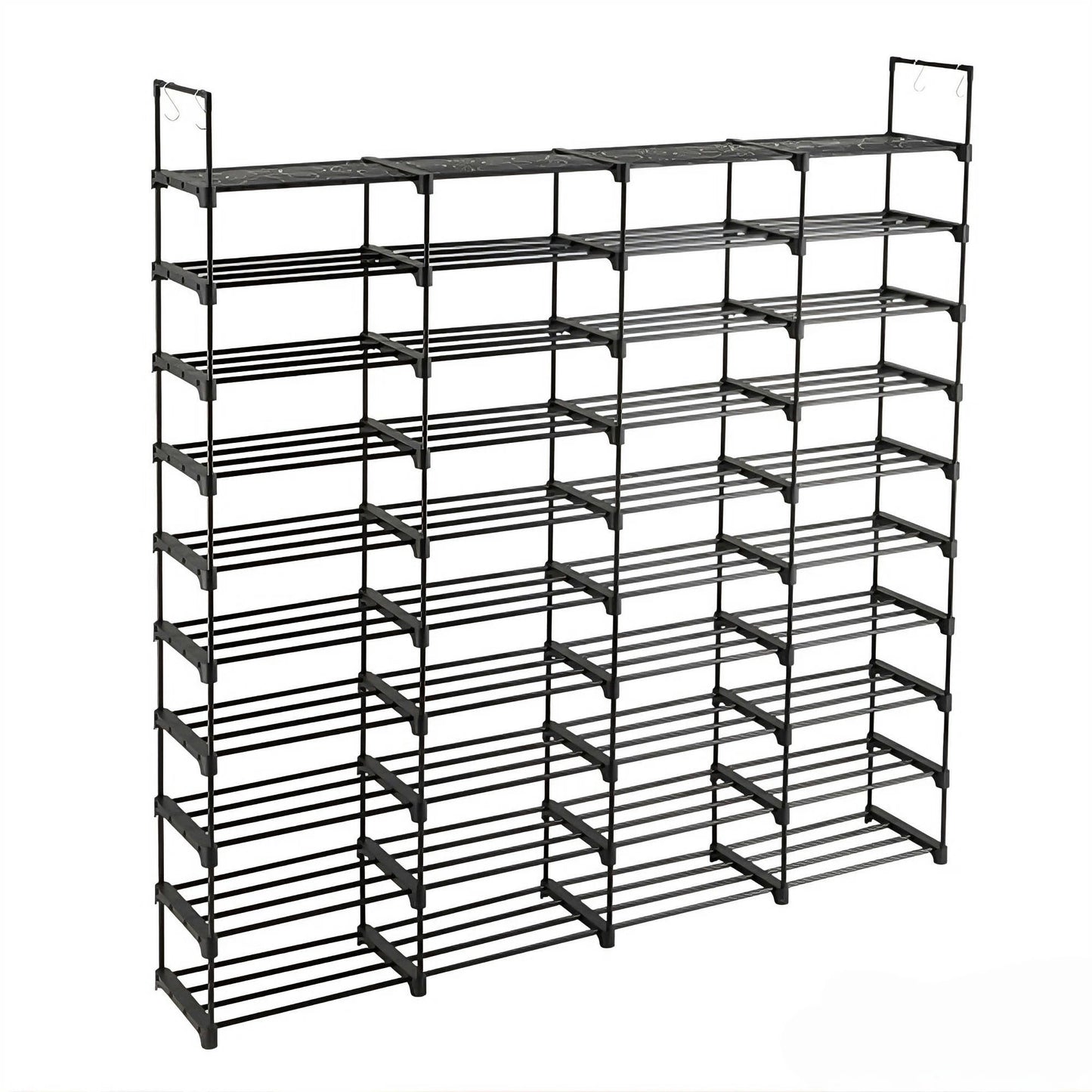 10 Tiers Shoe Rack Organizer for 72 Pairs Space Saving Shoe Storage Shelf for Entryway Closet Bedroom Hallway