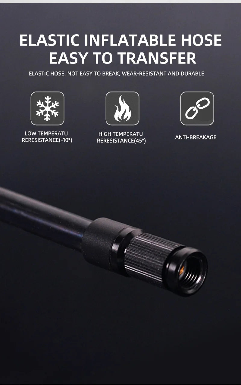 ThinkRider 120 PSI Portable Pocket Bike Electric Air Pump MINI Tire Inflator For Bicycle Digital Gauge Display