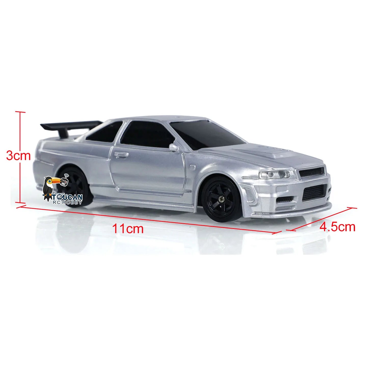 1/43 RC Ready To Go Race Car Remote Control Drift Car 4WD Mini Toy With LED Headlights For Children Gift