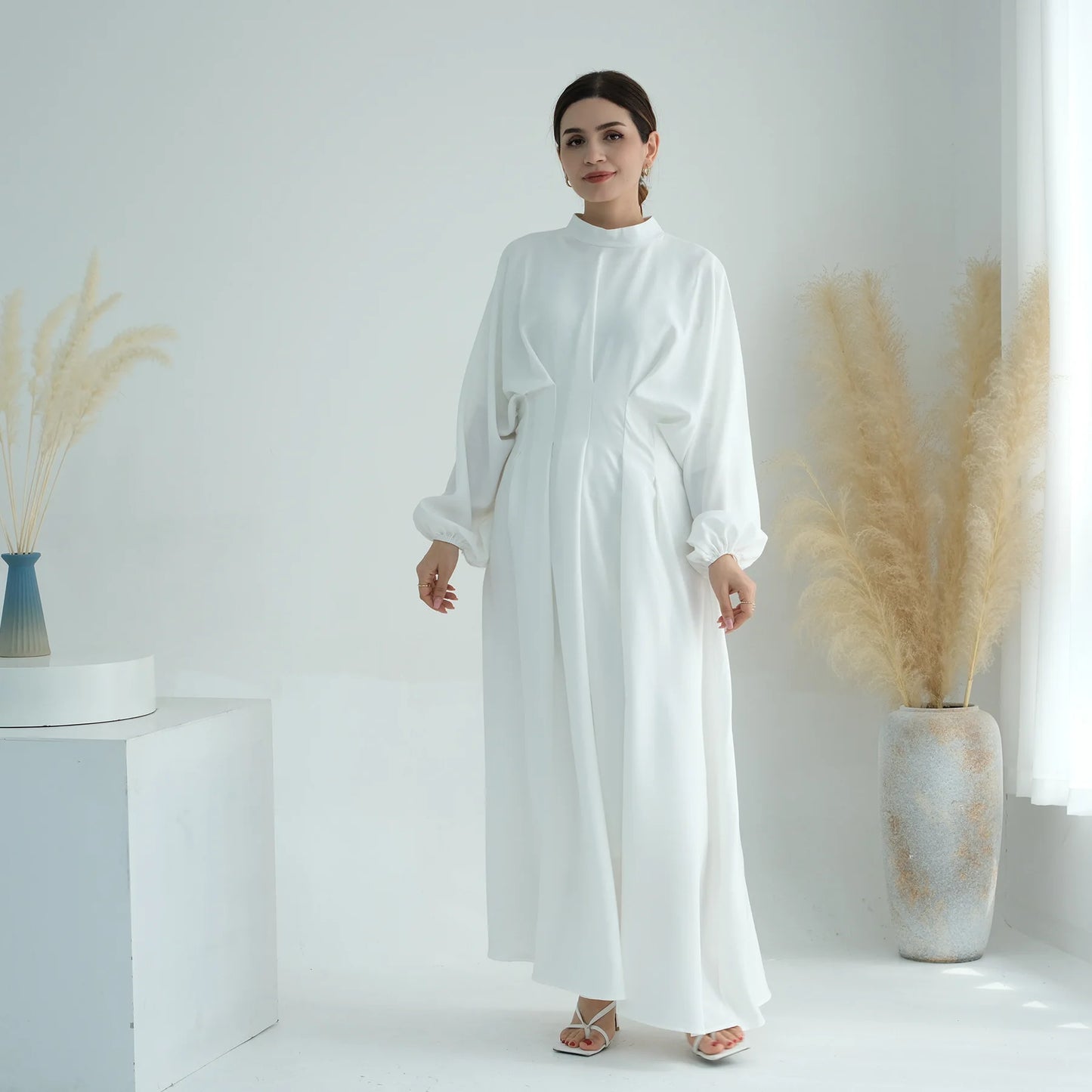 Ramadan Eid Abaya Dubai Turkey Islam Muslim Modest Dress Kaftan Prayer Clothes for Women Kebaya Robe Arabe Femme Musulmane Gown