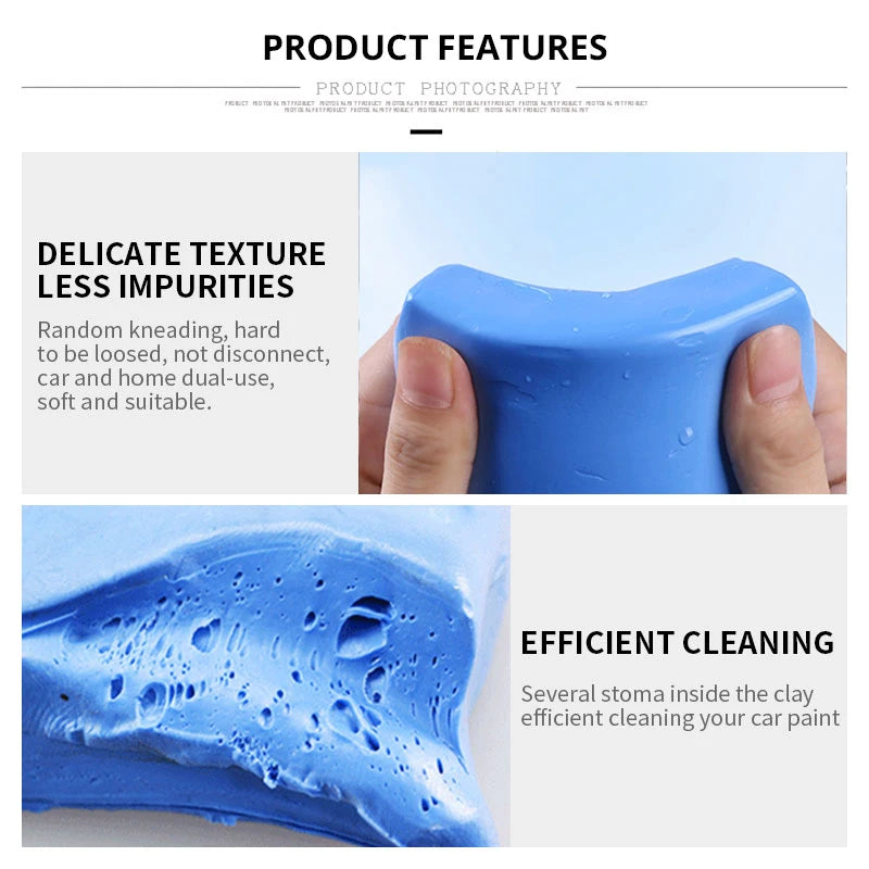 100g Car Washing Sludge Car Cleaning Mud Car Detail Cleaner Car Magic Mud Fine Medium Extra Heavy Car Washing Mud