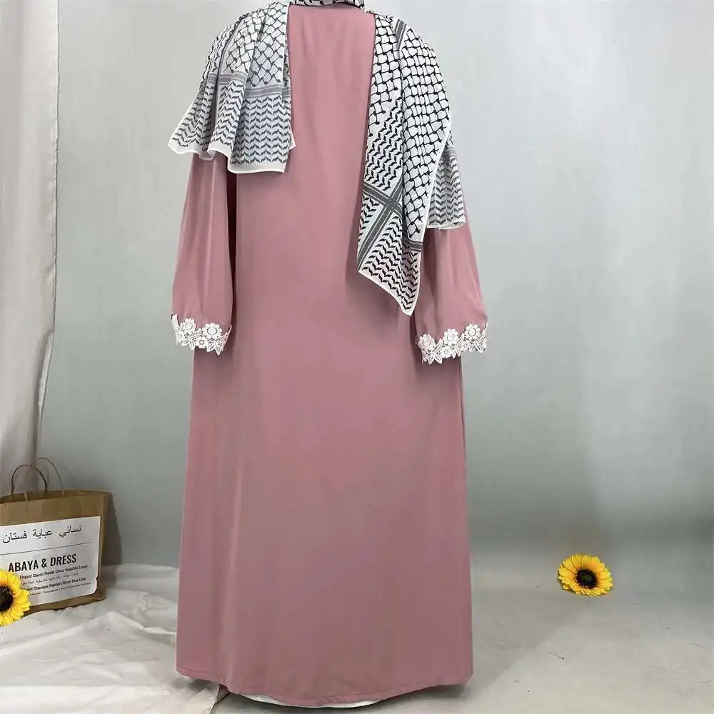 2025 Luxury Dubai Abaya Dress for Muslim Women Ramadan Eid Nida Arabia Holiday dress Jalabiya Clothing Islamic Modest Long Robe