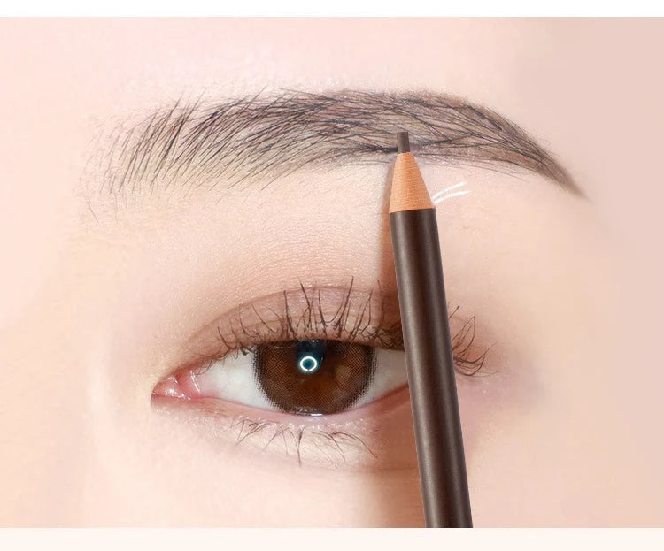 1/3/5/10pcs Ultra-fine Eyebrow Pencil 2mm Line Smooth Soft Eyebrow Pencil Brown Waterproof Long Lasting Make-up Pen with Brush