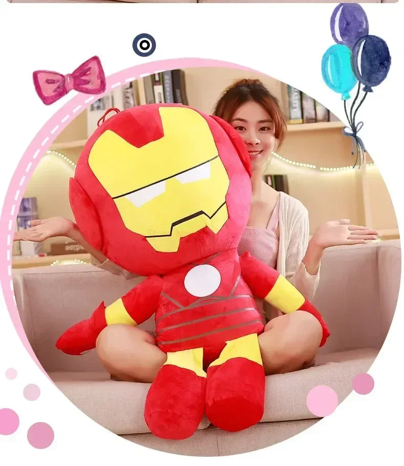 35cm Marvel Spiderman Plush Toy Soft Stuffed Cartoon Stuffed Doll Large Plush Boy Cloth Doll Pillow Children Christmas Gift Toy