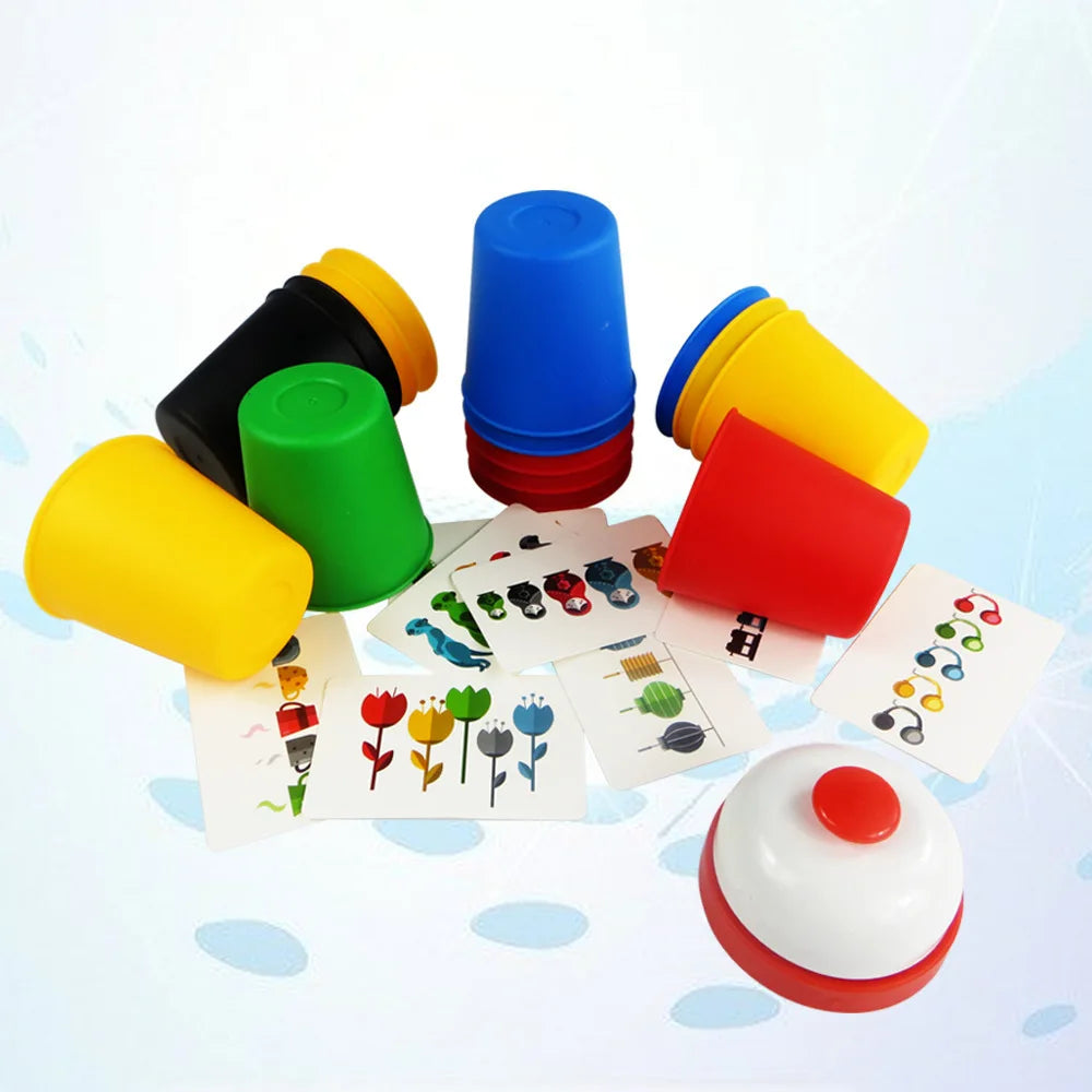 Stacking Cup Board Games Toys QUICK CUPS Indoor Outdoor Party Interactive Table Games Toys Funny Multiplayer Competition Props