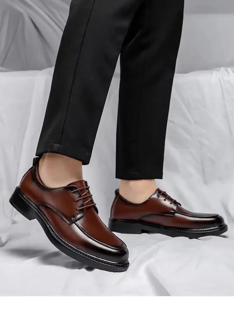 Social Shoe for Men New Dress Shoes Man Business Official 2024 Style Footwear Gentleman Cheap Liquidation Elegant and Classic 39 - Belvar