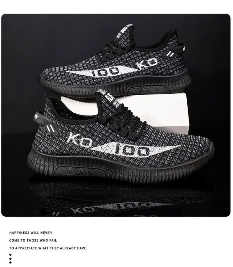 Men's Spring/Autumn Athletic Shoes: Breathable & Comfortable Casual Footwear for Sports Enthusiasts - Belvar