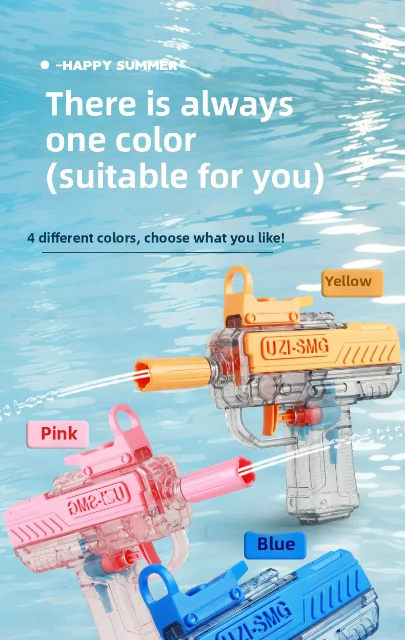 Summer Water Gun Non Electric Pistol High-pressure Full Automatic Shooting Water Beach Toy Gun for Kid Adult Interesting Game