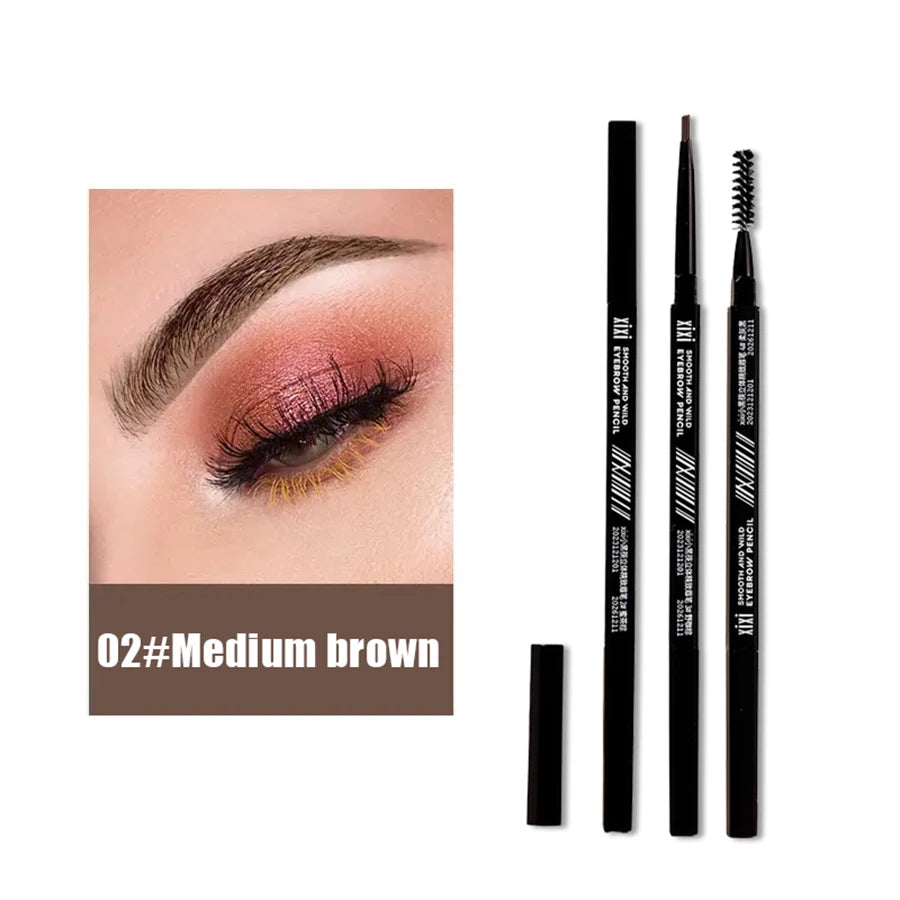 1 PCS Black chopsticks 3D eyebrow pencil waterproof and non-smudged color