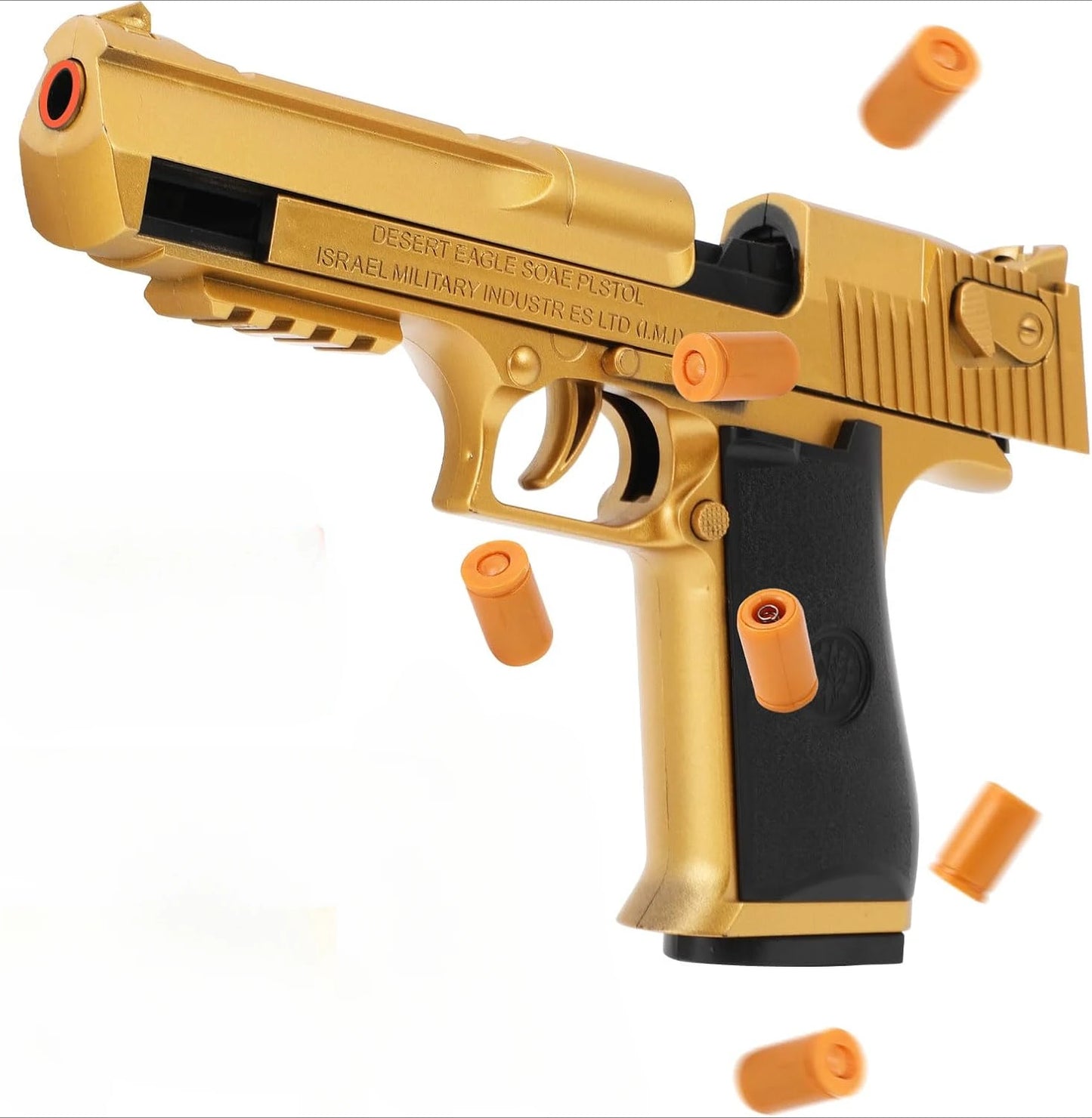 2011 Pistol Automatic Continuous Firing Decompression Gun Shell Ejection Empty Hanging Desert Eagle Toy Gun Boys Gift