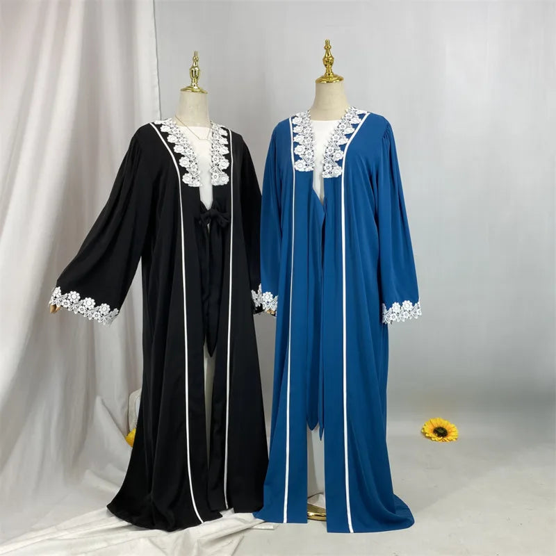 2025 Luxury Dubai Abaya Dress for Muslim Women Ramadan Eid Nida Arabia Holiday dress Jalabiya Clothing Islamic Modest Long Robe