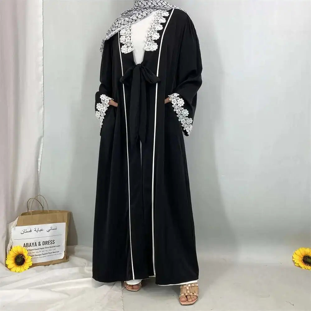 2025 Luxury Dubai Abaya Dress for Muslim Women Ramadan Eid Nida Arabia Holiday dress Jalabiya Clothing Islamic Modest Long Robe