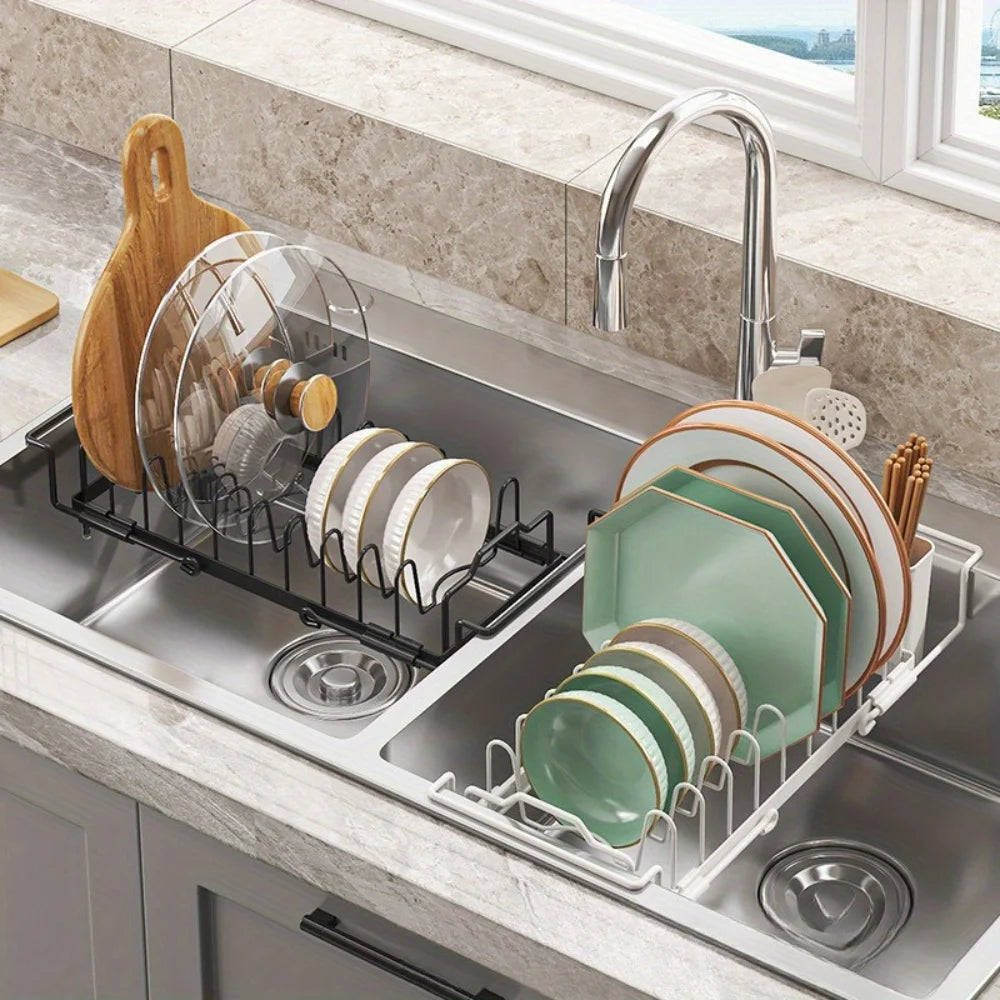 Kitchen Drain Bowl and Dish Rack - Used for chopsticks, dishes simple and practical fully functional basket Lightweight and tidy
