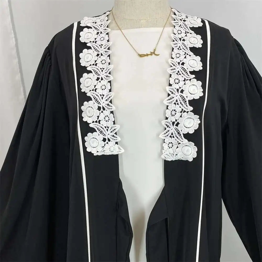 2025 Luxury Dubai Abaya Dress for Muslim Women Ramadan Eid Nida Arabia Holiday dress Jalabiya Clothing Islamic Modest Long Robe